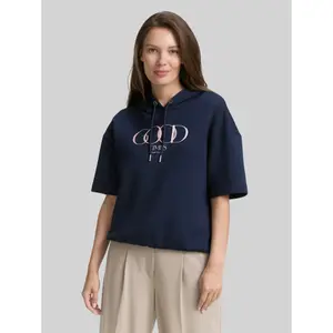 Illustrated Hooded Sweatshirt Women Tom Tailor image-1