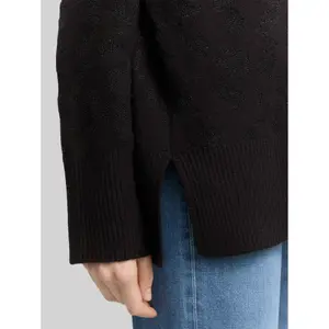 Lurex Jacquard Knit Cardigan for Women Tom Tailor image-4