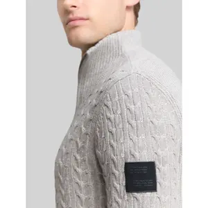 Twisted Knit High Collar Pullover Tom Tailor image-4