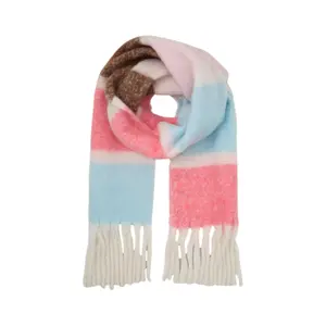 Fringed Striped Scarf Women Tom Tailor image-0
