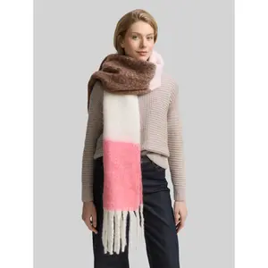 Fringed Striped Scarf Women Tom Tailor image-1