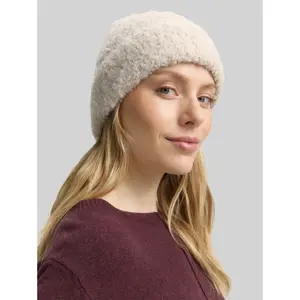 Women's Boucle Knit Beanie Tom Tailor image-1