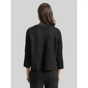 Short Glitter Effect Cardigan for Women Tom Tailor image-2