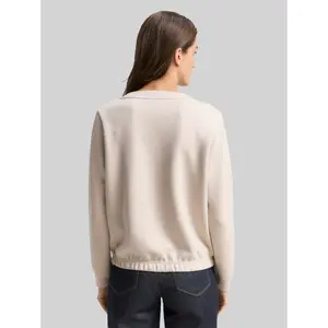 Women's V-Neck Scuba Sweatshirt Tom Tailor image-2