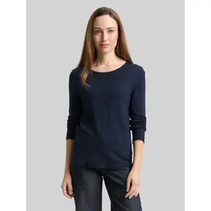 Basic Rundhalsstrickpulli Damen Tom Tailor image-1
