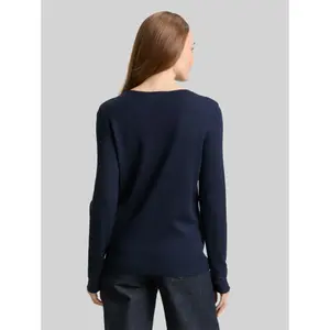 Basic Rundhalsstrickpulli Damen Tom Tailor image-2