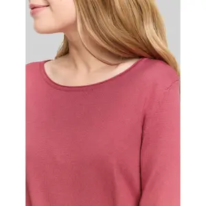 Basic Rundhalsstrickpulli Damen Tom Tailor image-4