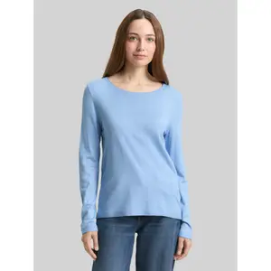 Basic Rundhalsstrickpulli Damen Tom Tailor image-1