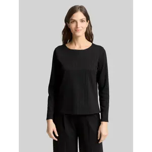 Glitter Effect Long Sleeve T-shirt, Women Tom Tailor image-1