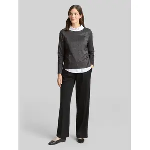 Glitter Effect Long Sleeve T-shirt, Women Tom Tailor image-3