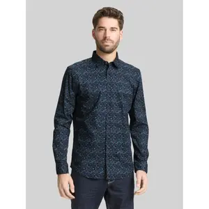 Fitted Printed Long Sleeve Shirt Tom Tailor image-1