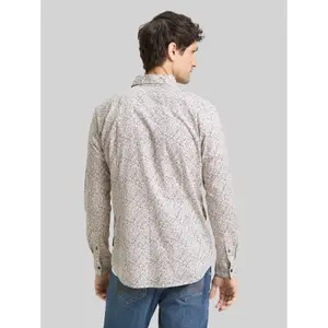 Fitted Printed Long Sleeve Shirt Tom Tailor image-2