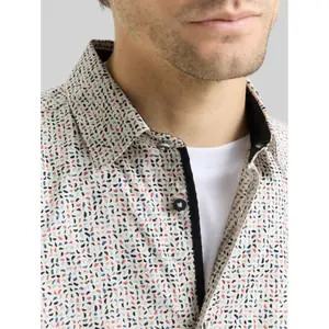 Fitted Printed Long Sleeve Shirt Tom Tailor image-4