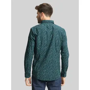 Fitted Printed Long Sleeve Shirt Tom Tailor image-2