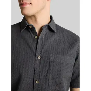 Shirt with Textured Structure Tom Tailor Regular Fit image-4
