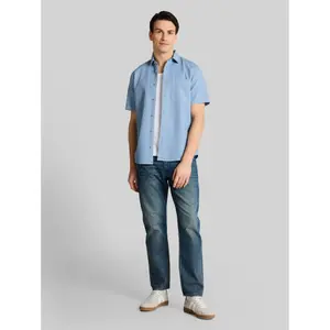 Shirt with Textured Structure Tom Tailor Regular Fit image-3