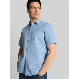 Shirt with Textured Structure Tom Tailor Regular Fit image-4