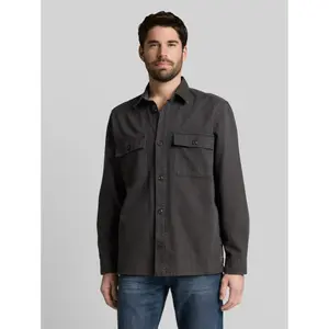 Washed Effect Overshirt Tom Tailor image-1