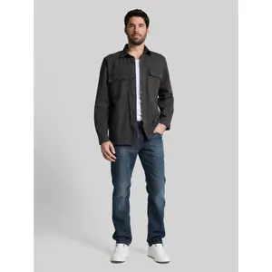 Washed Effect Overshirt Tom Tailor image-3