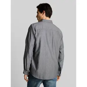Long Sleeve Overshirt with Turn-Up Function Tom Tailor image-2