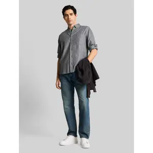 Long Sleeve Overshirt with Turn-Up Function Tom Tailor image-3
