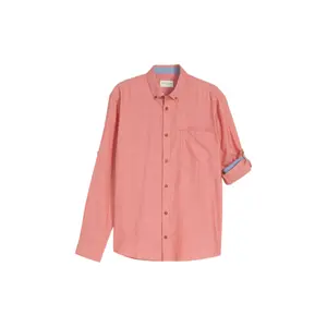 Long Sleeve Overshirt with Turn-Up Function Tom Tailor image-0