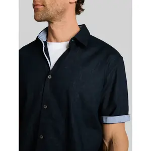 Cotton and linen shirt Tom Tailor image-4
