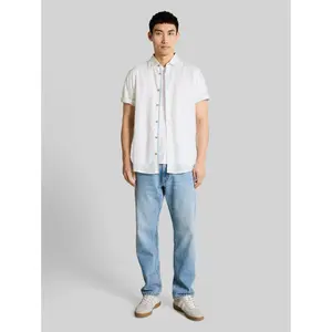 Cotton and linen shirt Tom Tailor image-3