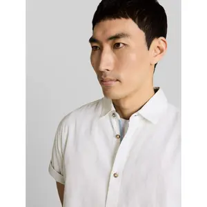 Cotton and linen shirt Tom Tailor image-4