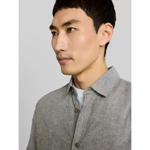 Cotton and linen shirt Tom Tailor image-4