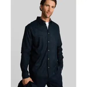 Long Sleeve Cotton Linen Shirt Tom Tailor image-4