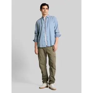 Long Sleeve Cotton Linen Shirt Tom Tailor image-3