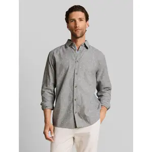 Long Sleeve Cotton Linen Shirt Tom Tailor image-1