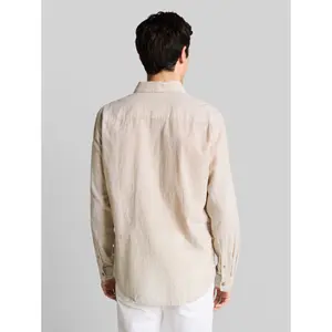 Long Sleeve Cotton Linen Shirt Tom Tailor image-2