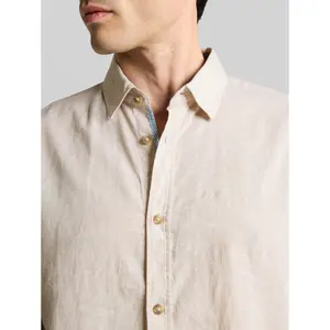 Long Sleeve Cotton Linen Shirt Tom Tailor image-4