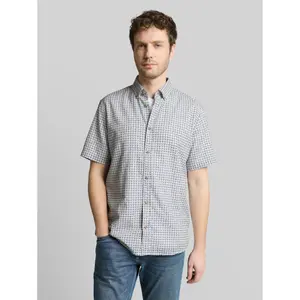 Camisa de algodón lino estampada Tom Tailor image-1