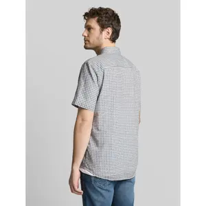 Camisa de algodón lino estampada Tom Tailor image-2