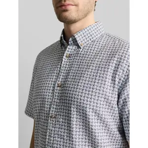 Camisa de algodón lino estampada Tom Tailor image-4