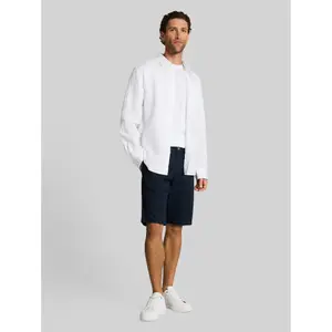Long-sleeved linen shirt Tom Tailor Regular Fit image-3