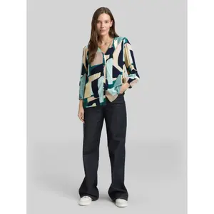 3/4 Sleeve V-Neck Blouse for Women Tom Tailor image-3
