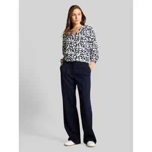 3/4 Sleeve V-Neck Blouse for Women Tom Tailor image-3