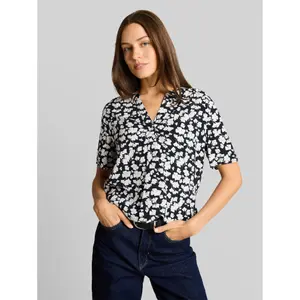 Patterned Blouse with Elasticated Hem for Women Tom Tailor image-1