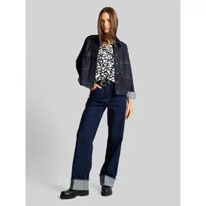 Patterned Blouse with Elasticated Hem for Women Tom Tailor image-3