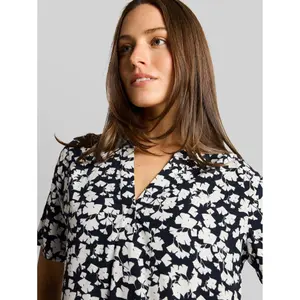Patterned Blouse with Elasticated Hem for Women Tom Tailor image-4