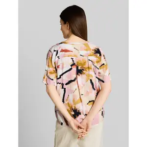 Patterned Blouse with Elasticated Hem for Women Tom Tailor image-2