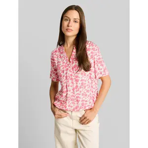 Patterned Blouse with Elasticated Hem for Women Tom Tailor image-1