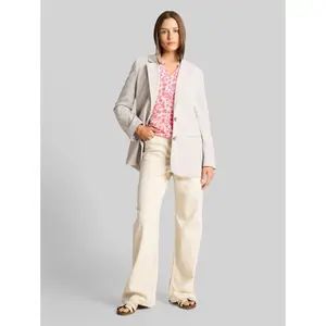 Patterned Blouse with Elasticated Hem for Women Tom Tailor image-3