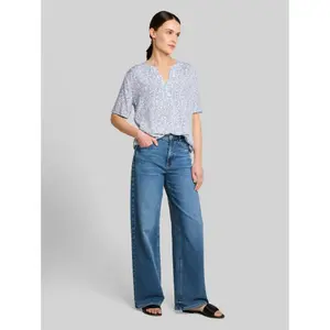 Patterned Blouse with Elasticated Hem for Women Tom Tailor image-3