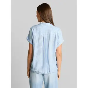 Women's Short Sleeve Striped Blouse Tom Tailor image-2