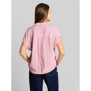 Women's Short Sleeve Striped Blouse Tom Tailor image-2